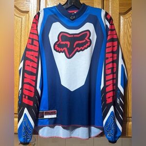 Vintage Late 90’s Fox Racing Motocross Longsleeve Jersey Men’s Medium EUC